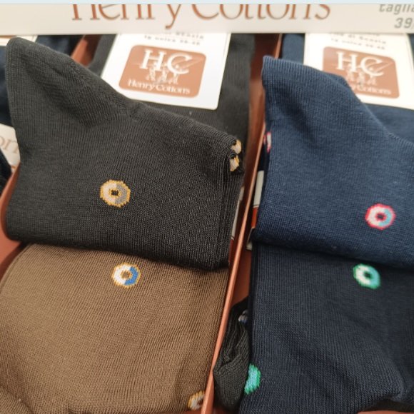 HENRY COTTONS CALZINO UOMO CORTO ART.HM316 3 PEZZI - COLORI ASSORTITI 