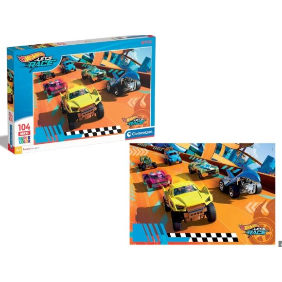 PUZZLE 104 MAXI HOTWHEELS 25762