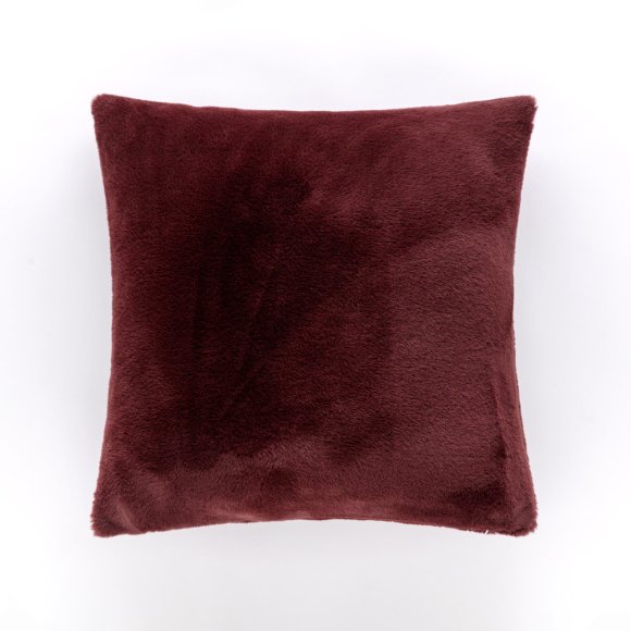 RIVIERA - CUSCINO CON ZIP "HYGGE" - BORDEAUX