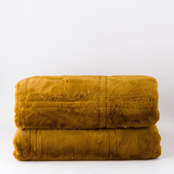 RIVIERA TRAPUNTA MATRIMONIALE "HYGGE" - GIALLO SENAPE