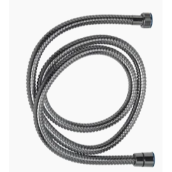 FLESSIBILE ACCIAIO CROMATO CON DOPPIA AGGRAFFATURA - 200 CM