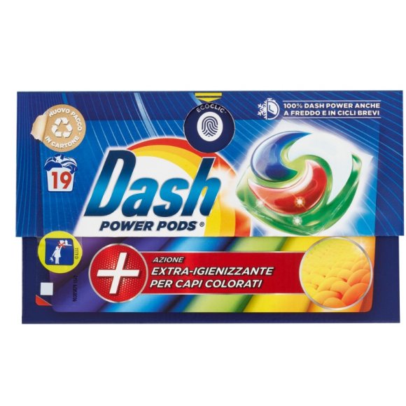 DASH POWER PODS X19 EX.IGIEN.COLORI