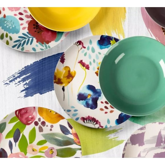 SERVIZIO PIATTI CERAMICA "ILARY" - 18 PEZZI