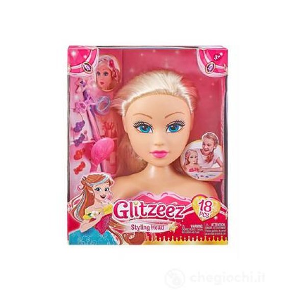 GLITZEEZ STYLING HEAD WITH ACC.