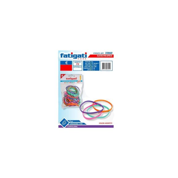 ELASTICI PER UFFICIO 3MM ASS.33860