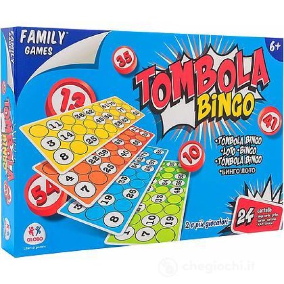 GIOCO TOMBOLA 24 CARTELLE 40313