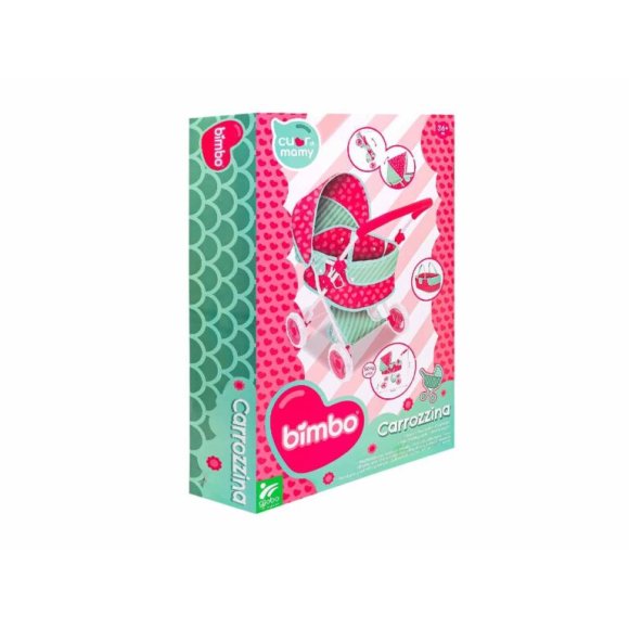 CARROZZINA*IN METALLO 54X53X33CM