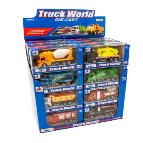 CAMION DIE-CAST LAVORI 3 ASS.