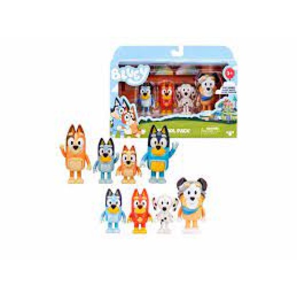 BLUEY NEW SET 4 PERSONAGGI ASS.