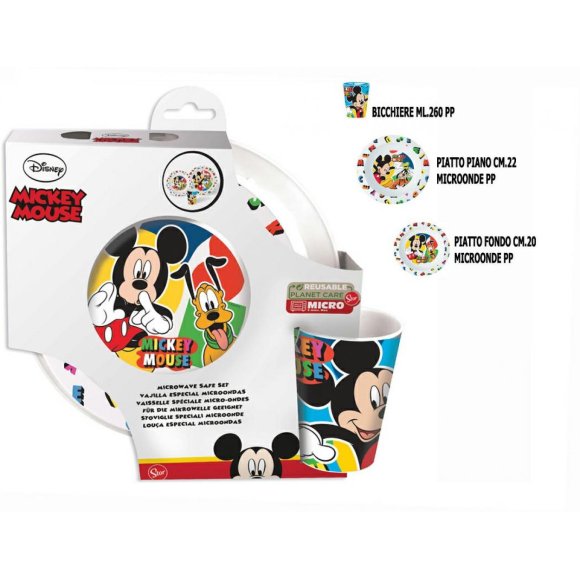 MICKEY*SET 3PZ  ST09225