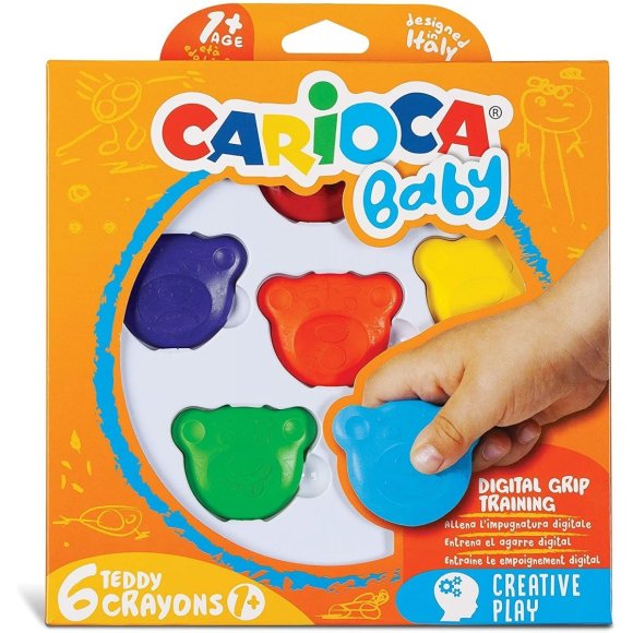 PASTELLI A CERA CARIOCA BABY TEDDY