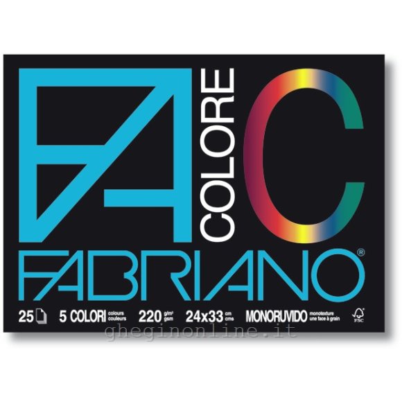 FABRIANO F4 24X33 20fg COLORE