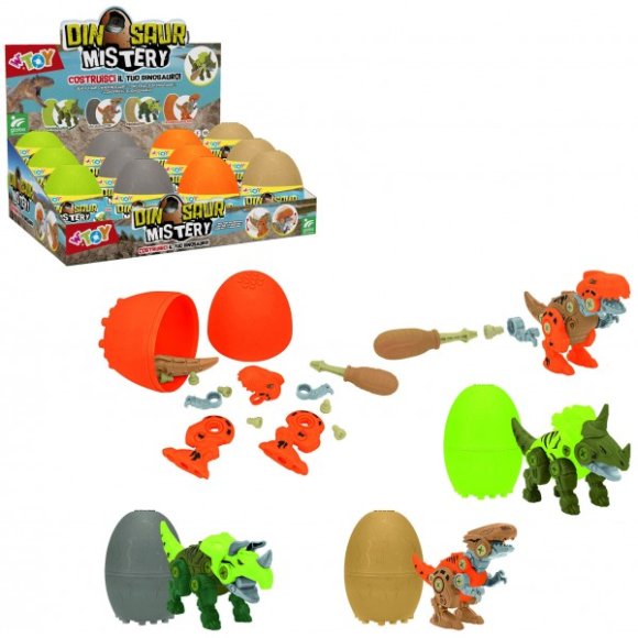 DINOSAURO DA COSTRUIRE IN UOVO 12PZ