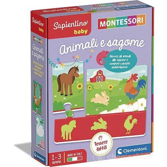 MONTESSORI*BABY - ANIMALI E SAGOME