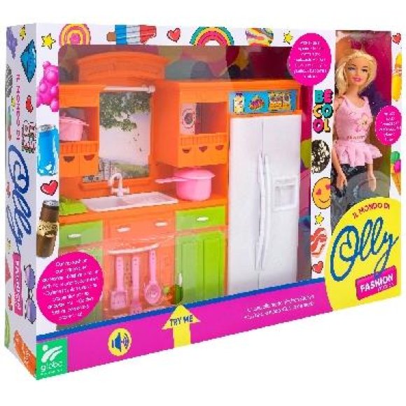 FASHION*DOLL C/CUCINA SUONI ACCES