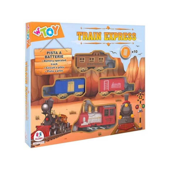 TRENO CON LOCOMOTIVA 3 VAGONI 39104