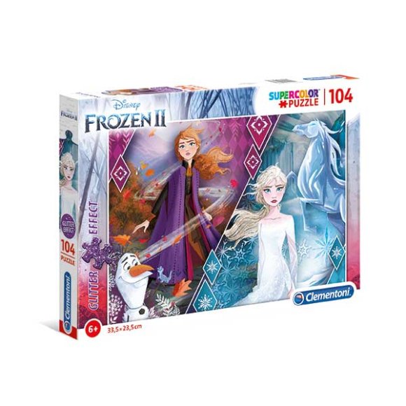 PUZZLE*104 20163 GLITTER  FROZEN2