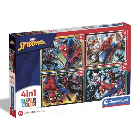 PUZZLE 4IN1 SPIDERMAN 21515