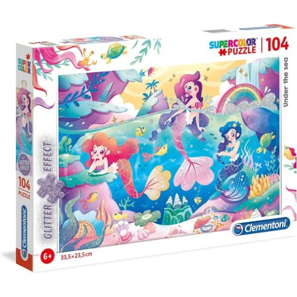 PUZZLE*104 20149 GLITTER UNDER SEA
