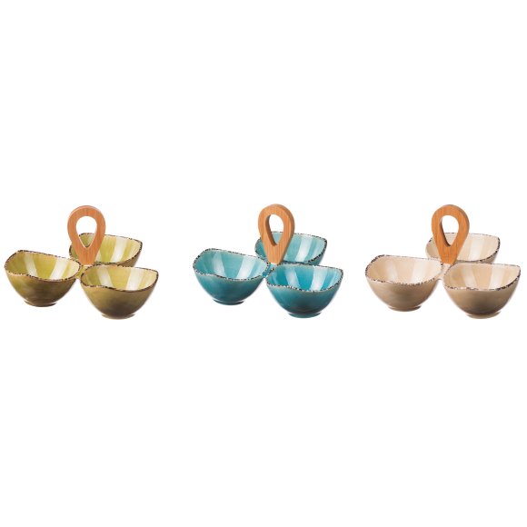 Antipastiera In Ceramica Susy - 3 Vani 