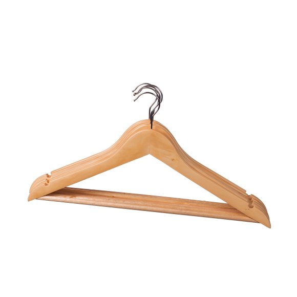 Set 6 grucce legno naturale cm.43x21