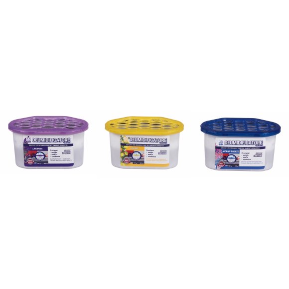 DEUMIDIFICATORE INTERNI - 3 FRAGRANZE ASSORTITE