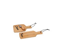 SET 2 TAGLIERI BAMBOO + 1 COLTELLO