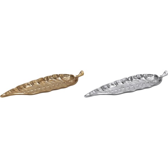 FOGLIA IN METALLO CM.34X10