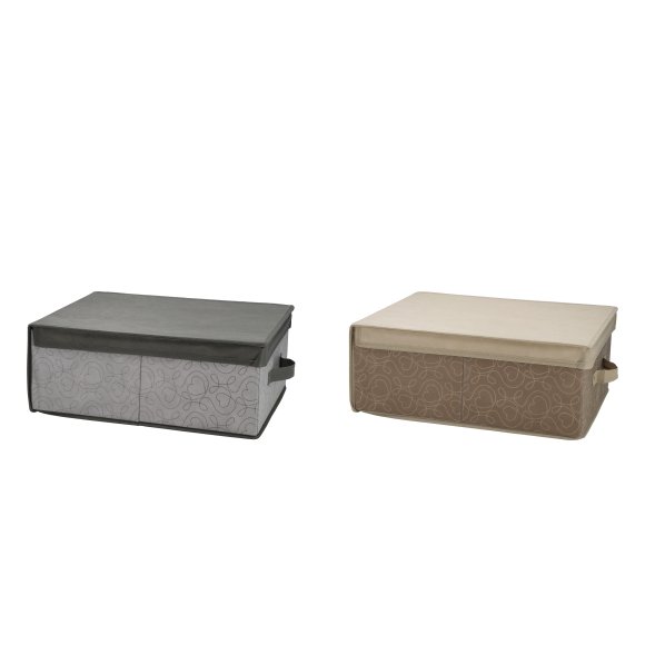 Scatola per armadi in TNT "Bertha" 48x36x19 cm - 2 Colori Assortiti