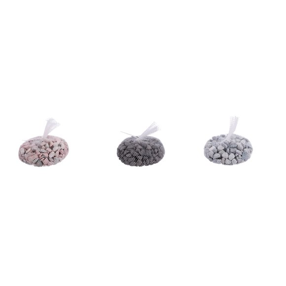 SASSI PER DECORAZIONE CON RETE - 3 COLORI ASSORTITI