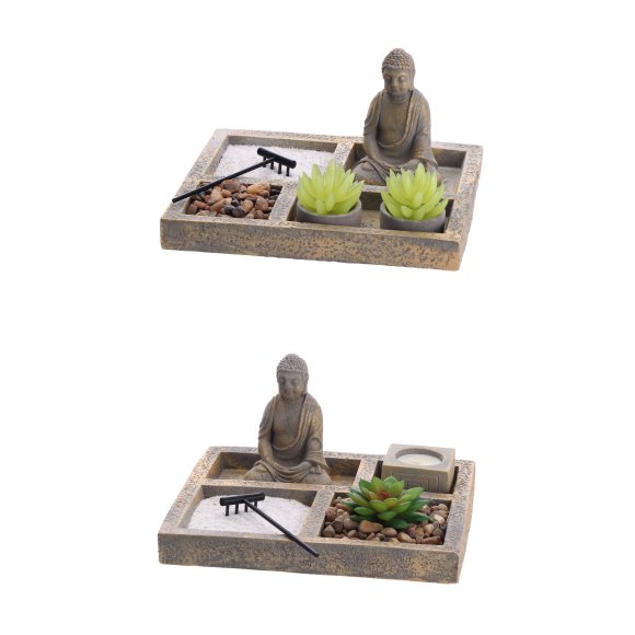 GIARDINO ZEN RETTANGOLARE IN CEMENTO 