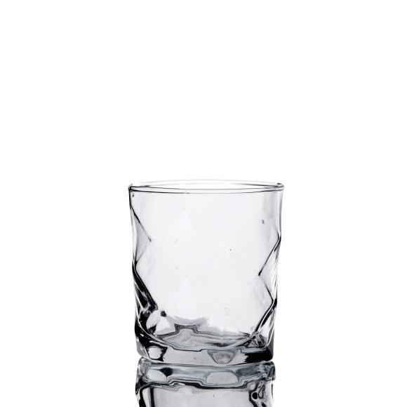 Set 3 bicchieri in vetro "Optic"