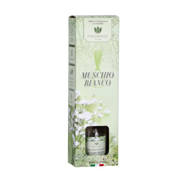 DIFFUSORE FRAGRANZA CON MIDOLLINI - MUSCHIO BIANCO
