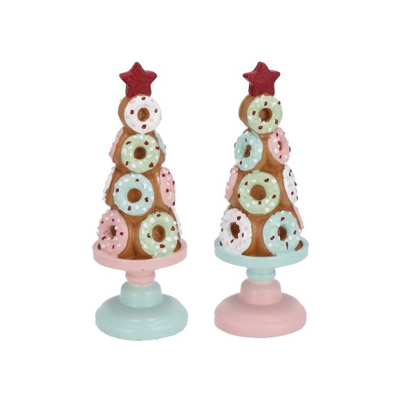 ALBERO NATAL IN RESINA CM7,5XH21,5