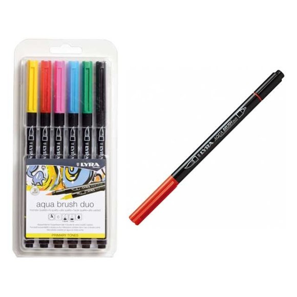 LYRA SET 6 PEZZI AQUA BRUSH DUO