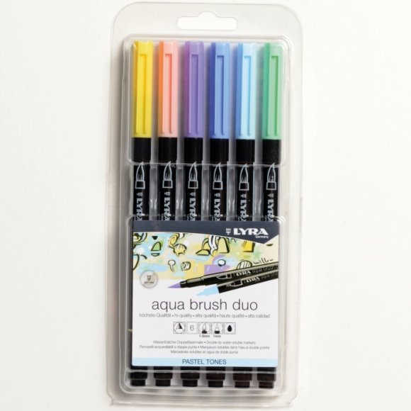 LYRA SET 6 PEZZI AQUA BRUSH DUO