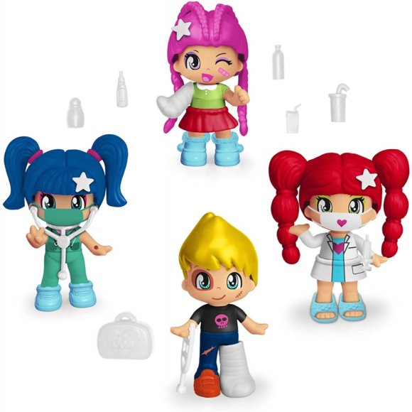 PINYPON 4 PERSONAGGI MEDICAL SET