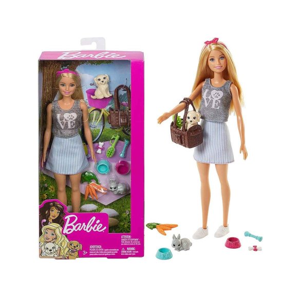 BARBIE DOLL & PET