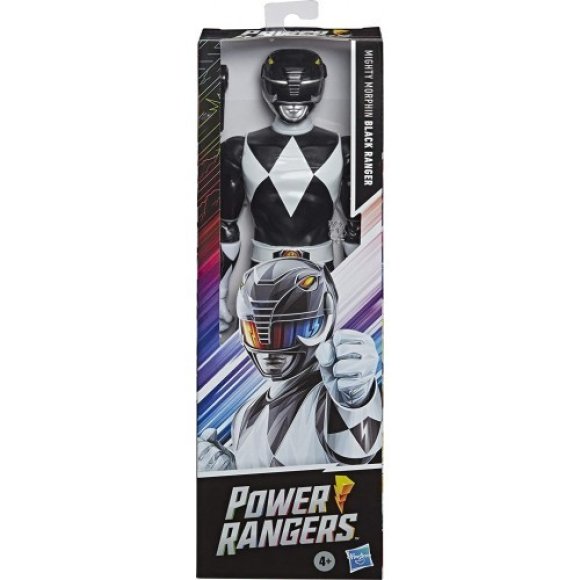 POWER RANGER 12IN BLACK RANGER