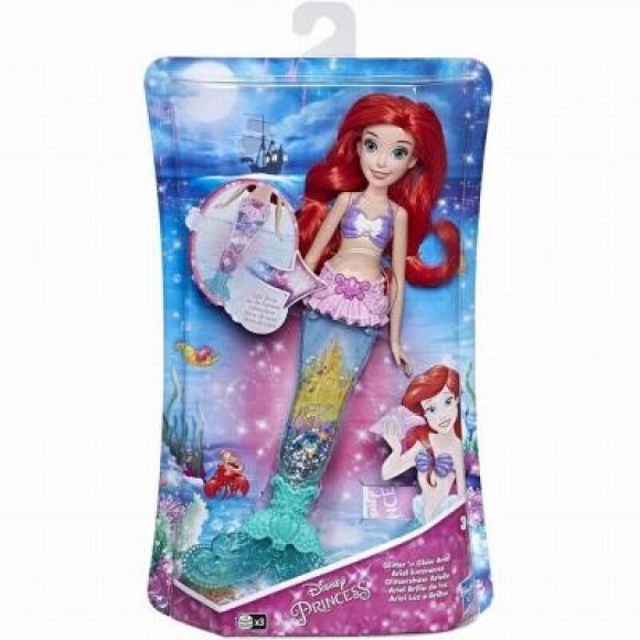 DISNEY PRINCIPESSA ARIEL GLITTER