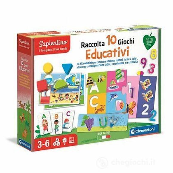 RACCOLTA 10 GIOCHI EDUCATIVI 16341