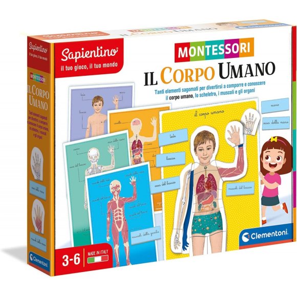 MONTESSORI IL CORPO UMANO 16373