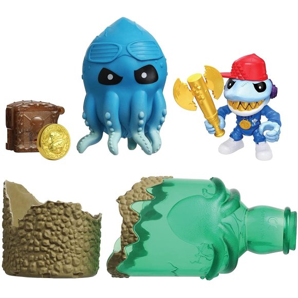 TESORO*BOTTIGLIA CON PERSONAGGIO