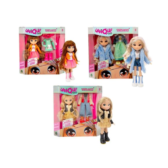 UNIQUE EYES FASHION DOLL TOTAL LOOK