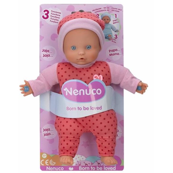 NENUCO SOFT BABY 3 FUNZIONI ROSA