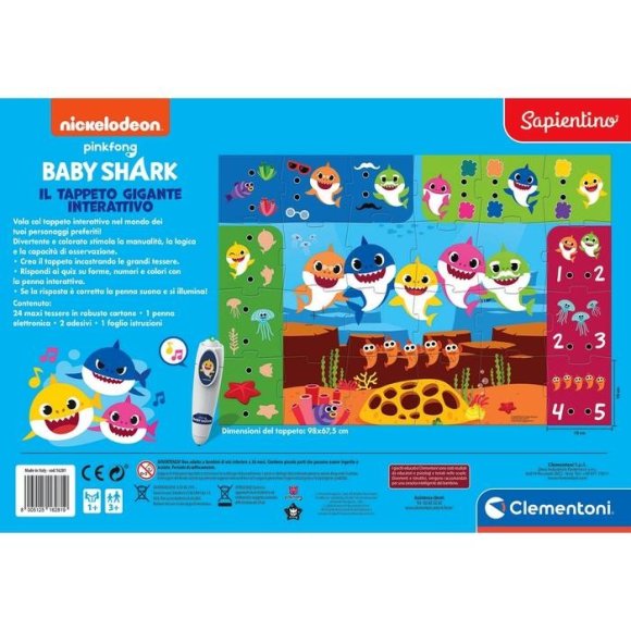 TAPPETO*GIGANTE BABY SHARK 16281