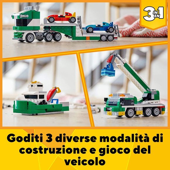 LEGO*31113 TRASPORTATORE AUTO CORSA