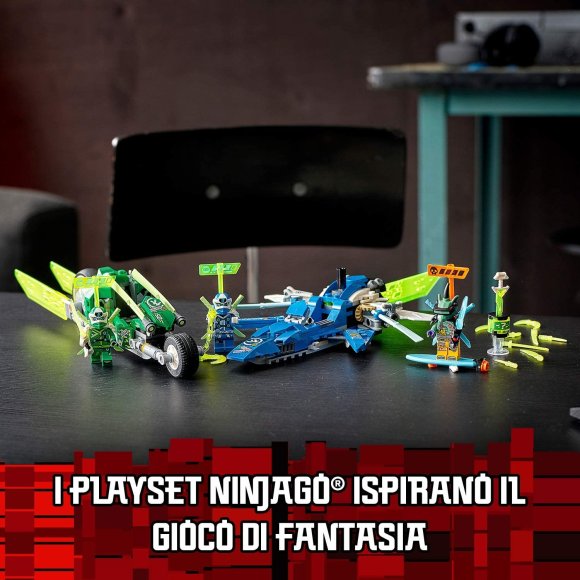LEGO 71709 BOLIDI VELOCIT&Agrave; JAY LLOY