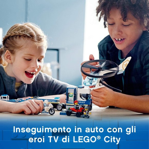 LEGO 60244 TRASPORTO ELICOTTERI