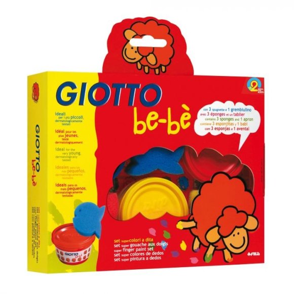 GIOTTO SET COLORI A DITA BEB&Egrave; 46070